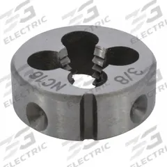 WESTWARD Alloy Steel Die 1" Width, 3/8-16 UNC: CCT1060-71, Die