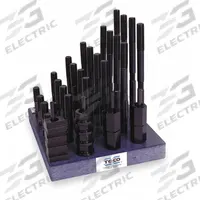 TE-CO Clamping Kit: For 16 mm T-Slot, M12x1.75 Stud, 38 Pc (MPN 68205). Key specifications — Includes Studs: (4) 8 in; Brand: TE-CO.