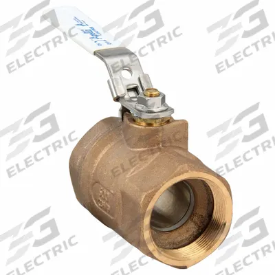 APOLLO Manual Two-Way Ball Valve: 2 in Size, Bronze, Straight, FNPT x FNPT - Bronze Ball Valves