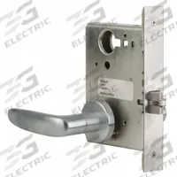 SCHLAGE Door Lockset: Passage Lever Locksets, Chrome (MPN L9010 07A 626). Key specifications — Ligature Resistance: Not Ligature-Resistant; Brand: SCHLAGE; Lockset Function ANSI Code: F01; Visual Indicator Message: Locked/Unlocked; Lockset Style: L Athens; ADA Compliant: No; Finish: Satin Chromium-Plated : Forged Brass.