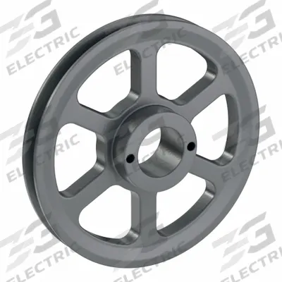 APPROVED VENDOR V-Belt Pulley: AK71, 1 Groove, 6.95 in OD, Bushed Bore - Bushed-Bore Cast-Iron V-Belt Pulleys