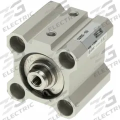 SMC Compact Cylinder: 25 mm Bore Dia, 10 mm Stroke Lg, Through Hole Mounting, Aluminum, M5 x 0.8 (MPN CQ2B25-10D). Key specifications — attr946022: Through Hole; attr946024: Single Rod; attr946038: CQ2; attr1123057: Rotating Rod; attr945997: SMC.