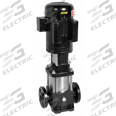 Dayton Booster Pump: 1 1/2 hp, Single Phase, 115/230V AC, 16 gpm Best Efficiency Flow - Vertical Booster Pumps