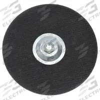 SAIT Depressed Center Grinding Wheel: Type 27, 9" x 1/4" x 5/8"-11, Aluminum Oxide, 24 Grit, A24R (MPN 20096). Key specifications — Series: A24R; Brand: UNITED ABRASIVES-SAIT.