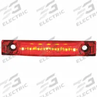 MAXXIMA Clearance Marker Light: Clearance Light, LED, Rectangular, Surface Mount, Red, Hole/Panel (MPN M20341R). Key specifications — Lens Color: Red; Brand: MAXXIMA; Electrical Connection: Lead Connector; Lighting Technology: LED; Mount Type: Panel; SAE Lens Code: PC.