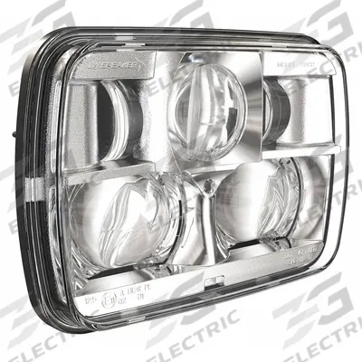 J.W. SPEAKER Headlight: Headlight, LED, Non-Heated, High Beam/Low Beam, Recessed Mount - Standard Headlights