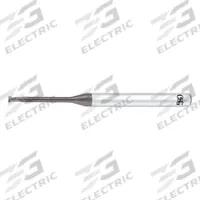 OSG Corner Radius End Mill: Carbide, WXS Coated, 2 Flute, 1 mm Mill Dia, 0.8 mm LOC, 0.3 mm Rad (MPN 3101020)