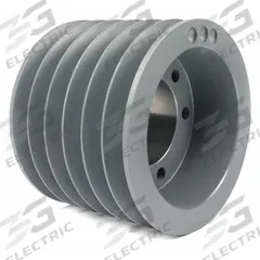 APPROVED VENDOR V-Belt Pulley: C100, 6 Groove, 10.4 in OD, Bushed Bore, F, For C/CX Belt Section (MPN 1006C). Key specifications — Pulley Industry Number: C100; Pitch Diameter: 10 in (C); For Belt Section (broad, with similar types): C or CX.