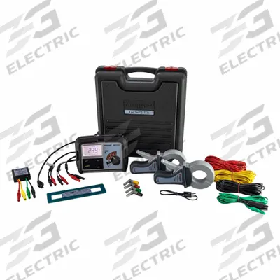 MEGGER Earth Ground Resistance Tester: 0.01 ohm to 20,000 ohm, CAT IV, IP30, Digital - Earth Ground Resistance Tester Kits
