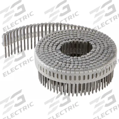 PASLODE Fencing Nails,1 7/8" L,Galvanized: Siding Nails, Flat, Spiral, 1 7/8 in Overall Lg - Collated Siding Nails