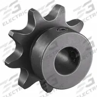 TSUBAKI Single Strand Sprocket: 40, For 1/2 in Chain Pitch, 1/2 in Bore Dia, 9 Teeth, Steel (MPN 40B9F-1/2). Key specifications — Brand: TSUBAKI.