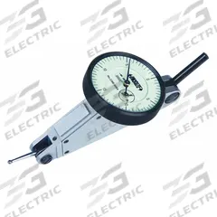 INSIZE Swivel-Head Dial Test Indicator: 0 in to 0.06 in, Tilted Face, Inch, +/- 0.0005 in (MPN 2386-006A). Key specifications — attr1184166: 5/32 in Clamp; attr1200917: Swivel-Head Dial Test Indicator; attr1184127: 2386-006A; attr1184167: INSIZE; attr1184108: +/- 0.0005 in; attr1184144: Short Form Certificate of Inspection with NIST Traceability.