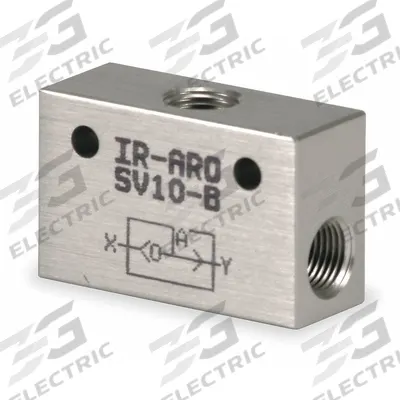 ARO Shuttle Valve: 1/4 in NPT, 10 psi to 200 psi - Pneumatic Shuttle Valves
