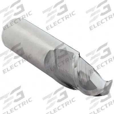 WIDIA HANITA Ball End Mill: Carbide, 2 Flute, 1/2" Mill Dia, 5/8" LOC, 2-1/2" OAL (MPN 4A4113005) - Carbide Ball End Mills for Aluminum