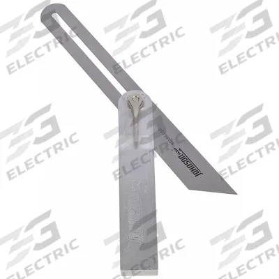 JOHNSON LEVEL Sliding T-Bevel: 10 in Base Lg, 10 in, 10 in, Clear, Corrosion Resistant - Sliding T-Bevels