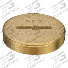 AB&A Cover: 3 in Overall Dia, 3 in Overall Ht, Brass, Brass, Brass, Screw-In (MPN 60363). Key specifications — Color: Brass; Brand: AB&A; Finish: Brass.
