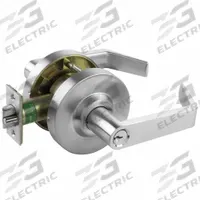 ARROW Door Lockset: Classroom Lever Locksets, Chrome, ADA Compliant (MPN MLX87-SR-26D). Key specifications — Brand: ARROW; Lockset Function ANSI Code: F84; Lockset Style: SR Sierra; ADA Compliant: Yes; Finish: Satin Chromium-Plated : Wrought Brass.