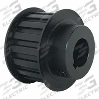 APPROVED VENDOR Timing Pulley: Trapezoidal, Fixed, For L Timing Belt Section, For 1 in Belt Wd (MPN 17LF100X3/4). Key specifications — Brand: APPROVED VENDOR; Tooth Profile: Trapezoidal; Finish: Black Oxide.