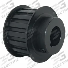 APPROVED VENDOR Timing Pulley: Trapezoidal, Fixed, For L Timing Belt Section, For 1 in Belt Wd (MPN 17LF100X3/4). Key specifications — Brand: APPROVED VENDOR; Tooth Profile: Trapezoidal; Finish: Black Oxide.