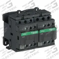 SCHNEIDER IEC Magnetic Contactor: Reversing, 3 Poles, 3NO Contacts, 9 A, 24V AC Coil (MPN LC2D09B7V). Key specifications — Brand: SCHNEIDER; Integrated Surge Suppression: No.