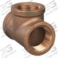 APPROVED VENDOR Metal Pipe Tee: Tee, 1/4 in x 1/4 in x 1/4 in, Brass, 200 psi (MPN 6RCZ6). Key specifications — Brand: APPROVED VENDOR; Maximum Operating Pressure: 200 psi.