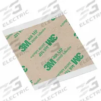 3M Transfer Tape: Square, 12 in Wd, 12 in Lg, 5.2 mil Thick, Polycoated Kraft Paper, Acrylic, 12 PK (MPN 12SQ-12-468MP). Key specifications — attr1243002: 468MP; attr1242975: Repositionable; attr1242965: Polycoated Kraft Paper.