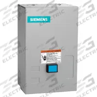 SIEMENS NEMA Magnetic Motor Starter: Non-Reversing, 3 Poles, NEMA Size 0, 18 A (MPN 14CUA32BA). Key specifications — attr211388: SIEMENS; attr951451: 1NO; attr951453: 110-120/220-240V AC; attr951489: Three; attr951498: Screw Terminals; attr984425: 1NO; attr984429: Pilot Light; attr997361: None (Not Applicable to Electronic Overloads).