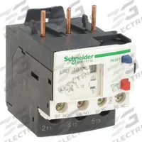 SCHNEIDER Overload Relay: Thermal Protection, 3 Poles, 1NO/1NC, Phase Loss Sensitivity (MPN LRD16). Key specifications — Brand: SCHNEIDER; Auxiliary Contact Form: 1NO/1NC; Compatible Contactor Series: TeSys Deca; Terminal Connection Type: Screw Clamp Terminals; Maximum Voltage Rating: 690V AC; Phase Loss Sensitivity: Yes; Thermal Units Required: None (Relay Includes Integrated Bimetallic Elements); Compatible Contactors: TeSys Deca (12 to 38 Amp Models).