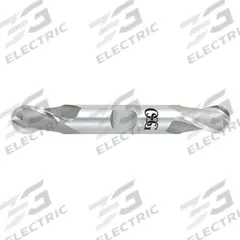 OSG Ball End Mill: Cobalt, Double End, 2 Flute, 1/8" Mill Dia, 3/8" LOC, 3-1/16" OAL (MPN 5230100)