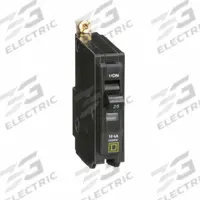 SQUARE D Miniature Circuit Breaker: 25 A, 120/240V AC, Single Phase, 10kA at 120/240V AC, 1 Poles (MPN QOB125). Key specifications — Phase: Single; Amps: 25 A; AC Voltage Rating: 120/240V AC; Max. AIR Rating: 10kA at 120/240V AC; For Use With: Square D NQOD Panelboards; Brand: SQUARE D.