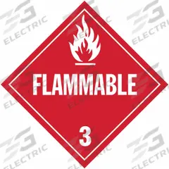 STRANCO INC DOT Container Placard: Flammable, 10 3/4 in x 10 3/4 in, 10 3/4 in Label Ht, Placard (MPN DOTP-0034-PS). Key specifications — Brand: STRANCO INC; Message: Flammable.