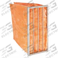 GRAINGER Pocket Air Filter: 24 in x 12 in x 22 in, MERV 11, Orange, Synthetic, 4 Pockets (MPN 6B665). Key specifications — Display Sell UOM: EA; Brand: GRAINGER; Media Material: Synthetic; Performance Rating: MERV 11.