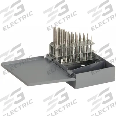 WIDIA GTD Hand Tap Set: 19 Pc, H2 - Multiple-Thread Size Hand Tap Sets