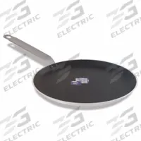 CRESTWARE Crepe Pan: 10 in Bottom Dia, Teflon (MPN CRE10)