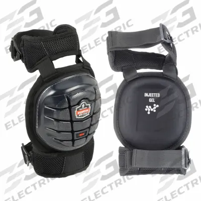PROFLEX BY ERGODYNE Knee Pad: Universal, 2 Straps, Clip - Non-Slip Knee Pads