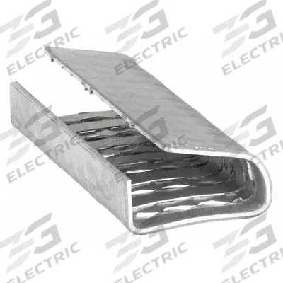 APPROVED VENDOR Strapping Seal: Fits 5/8 in Strap Wd, 1 3/16 in Seal Lg, 1,000 Qty - Gripper Seals for Polyester Strapping