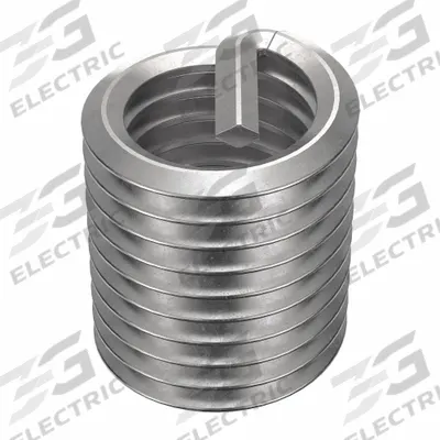HELI-COIL Helical Insert: Tanged Tang Style, Free-Running, M18-2.50 Thread Size, Plain - Free-Running Tanged Helical Inserts