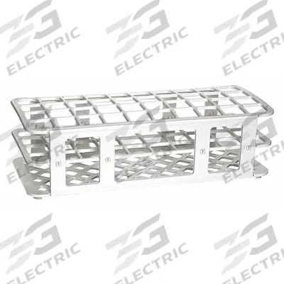 HEATHROW SCIENTIFIC Tube Rack: Polypropylene, White, (40) Wells, 40 Compartments - Lab Storage Racks