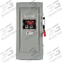 SIEMENS Safety Switch: Non-Fusible, 100 A, Three Phase, 600V AC, Galvanized Steel, Indoor (MPN HNF363JW). Key specifications — attr867131: SIEMENS.