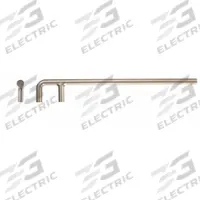AMPCO F-Type Valve Hook: 1 5/8 in Head Size, 15 3/4 in Overall Lg, Aluminum Bronze, Natural (MPN WV-34). Key specifications — attr310395: Yes; attr310394: Natural; attr310393: Aluminum Bronze; attr324959: AMPCO.