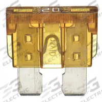 BUSSMANN Automotive Fuse: ATC Series, Fast-Acting, 20 A, 32 V DC, Indicating, 2 PK (MPN BP/ATC-20ID). Key specifications — Series: ATC; Brand: BUSSMANN; Fuse Profile: Standard Profile.