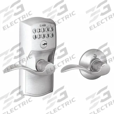 SCHLAGE RESIDENTIAL Electronic Keyless Lock: Keypad - Electronic Keyless Access Locksets