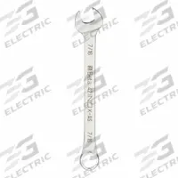 BETA Combination Wrench: Stainless Steel, Natural, 7/16 in Head Size, 5 3/4 in Overall Lg (MPN 000420361). Key specifications — attr309539: 7/16 in; attr309567: No; attr324930: BETA.