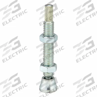 DE-STA-CO Swivel Foot Spindle: All-Steel, 3/8"-16, 3 1/16 in Lg, 3 1/16 in Thread Lg - Steel Swivel-Foot Spindle Assemblies