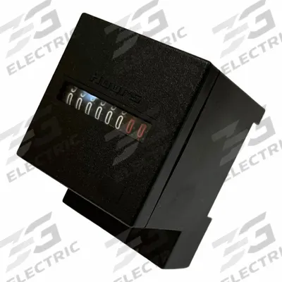 ENM Hour Meter: Hour Meters, Analog, 1 7/8 in x 1 7/8 in, 98 V AC – 110 V AC