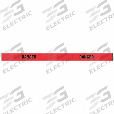 APPROVED VENDOR Barricade Tape: 180 ft Lg, 2 in Wd, Danger Legend, Vinyl - General Danger Messaging Barrier Tape
