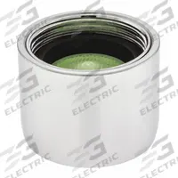 NEOPERL Outlet: 0.5 gpm Flow Rate, Spray Flow Outlet, Brass, Chrome Finish, 3/4"-27 Connection Size (MPN 5510505). Key specifications — Includes: Vandal Resistant Key; Material: Brass; Product Type: Outlet; Connection Size: 3/4"-27; Brand: NEOPERL.