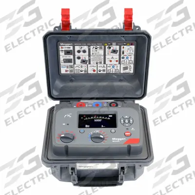 MEGGER Insulation Resistance Tester: 100 kiloohm to 10 gigohm, CAT IV 1000V, IP40/IP65 - Megohmmeters for Harsh Environments
