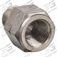 AIGNEP USA Metal Pipe Straight: Straight, 1/4 in x 1/4 in, Female NPT Threaded x Male BSPP Threaded (MPN 82242N-04-04). Key specifications — Brand: AIGNEP USA; Maximum Operating Pressure: 250 psi.