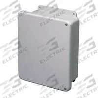 WIEGMANN Enclosure: Fiberglass, 8 in x 8 in x 4 in, NEMA 1/12/3R/4X/6P, Hinged, Solid Cover (MPN HW-J80804CHSC). Key specifications — Brand: WIEGMANN; Closure Method: Screws; Knockouts: Not Included.